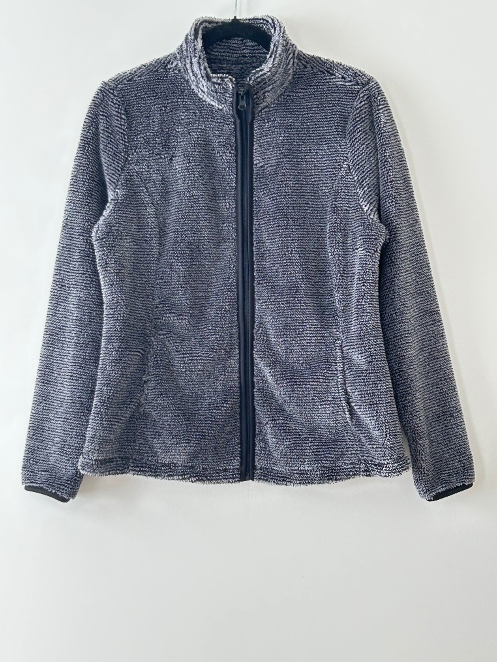 Faded Glory Gray Plush Fleece Jacket